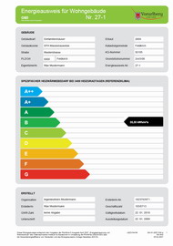 Energieausweismuster Vorarlberg - Dr. Anton Schaefer